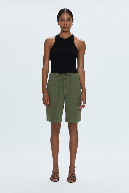 Etta Curved Shorts- Meadow