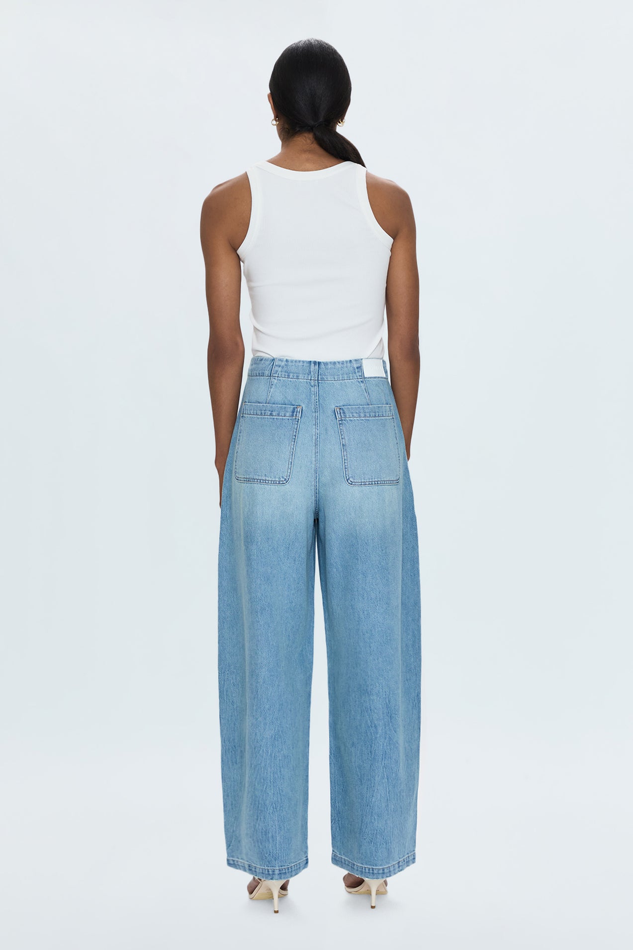 Lottie High Rise Relaxed Bowed Leg Jean - Qualifier