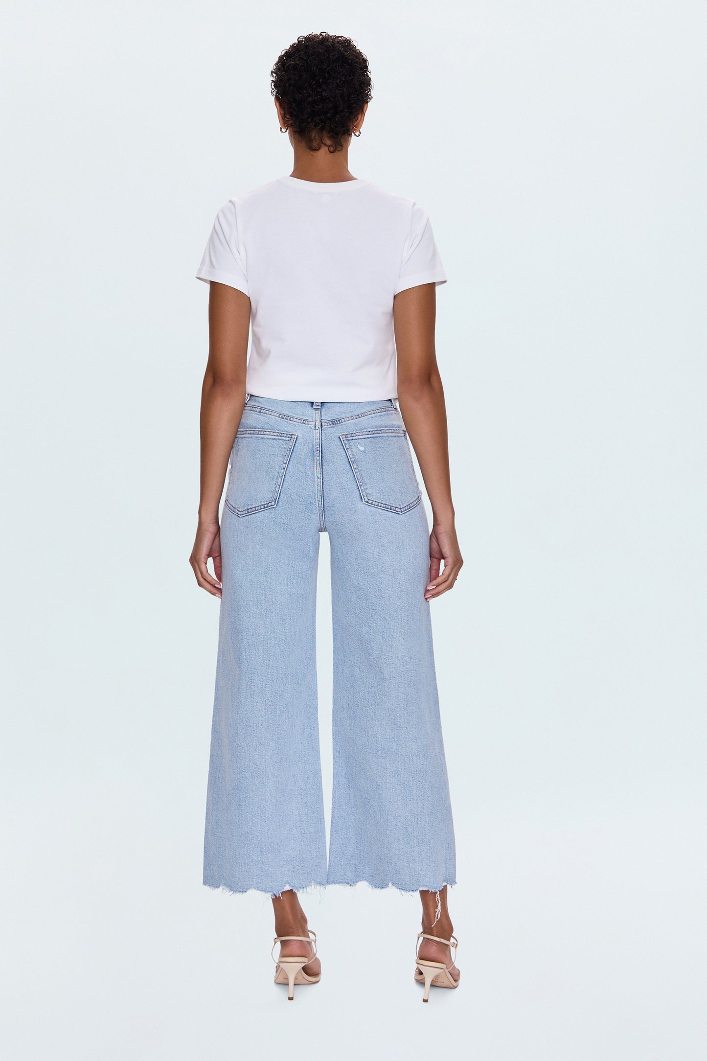 PETITE Lana High Rise Ultra Wide Leg Jean - Sun-Kissed Vintage