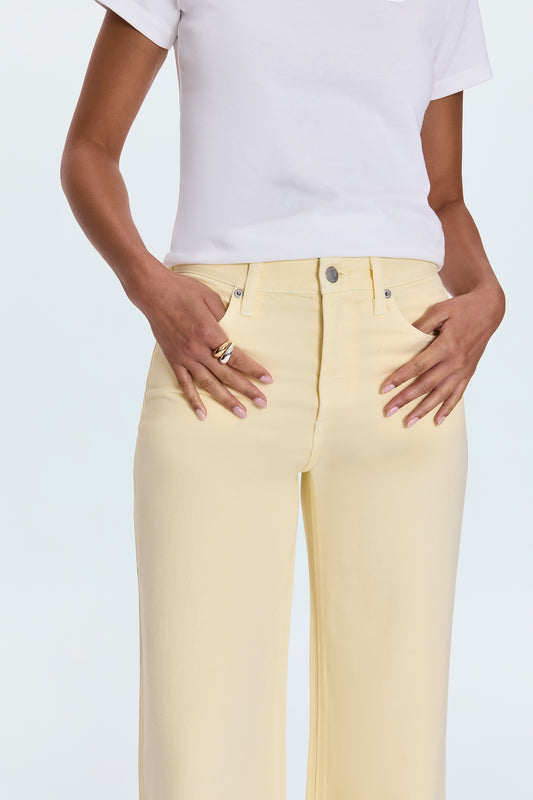 Jadyn Low Slung Palazzo Jean - Lemonade