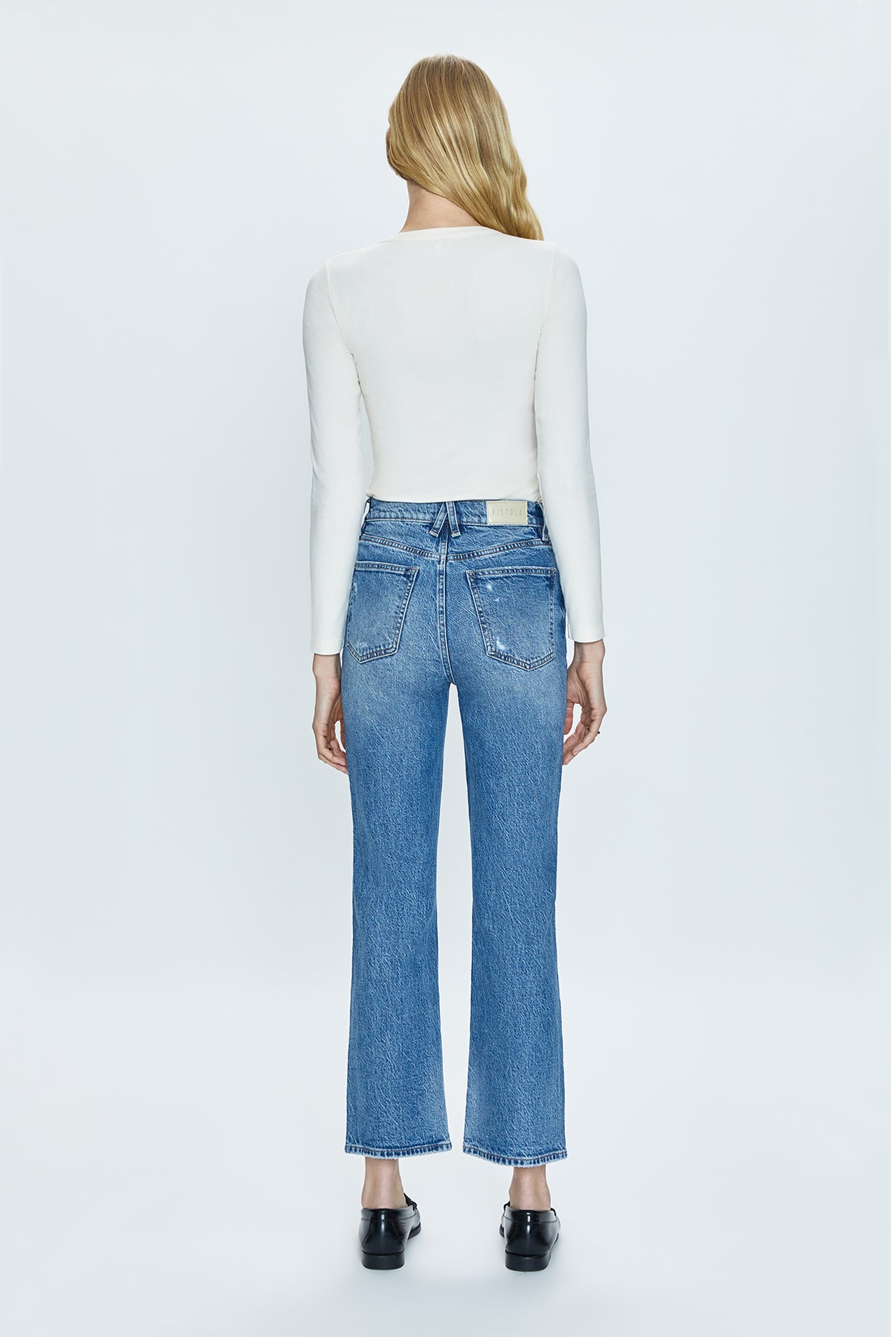Ally High Rise Ankle Boot Jean - Central Vintage