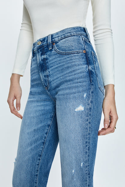 Ally High Rise Ankle Boot Jean - Central Vintage