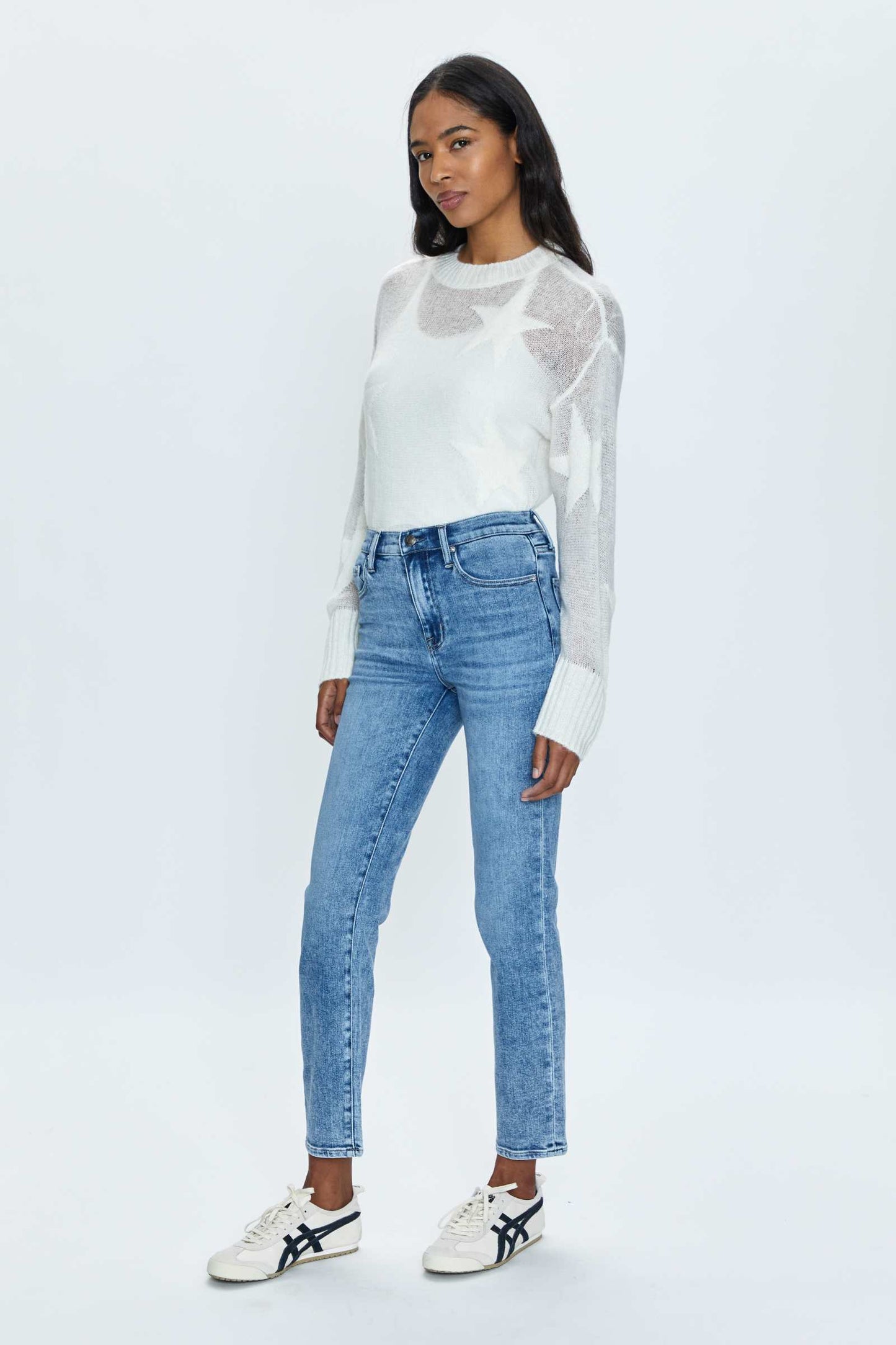 Madi High Rise Slim Jean - Silverlake