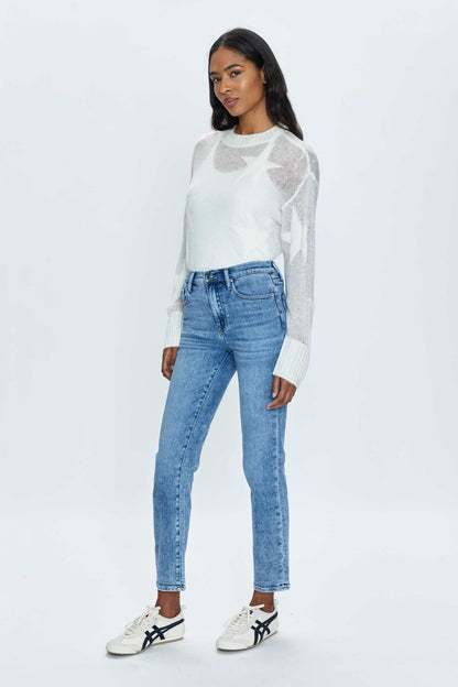 Madi High Rise Slim Jean - Silverlake