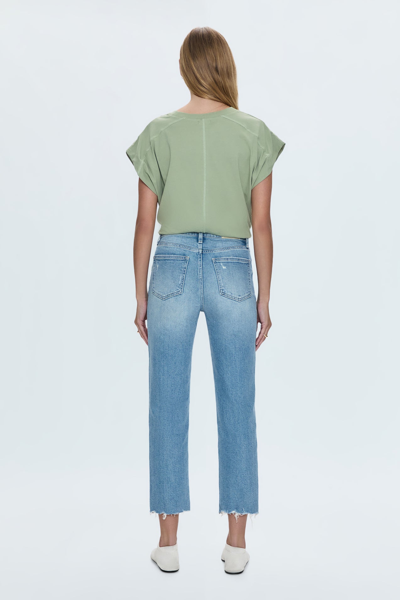 Charlie High Rise Classic Straight Ankle Jean - Dynamic Vintage