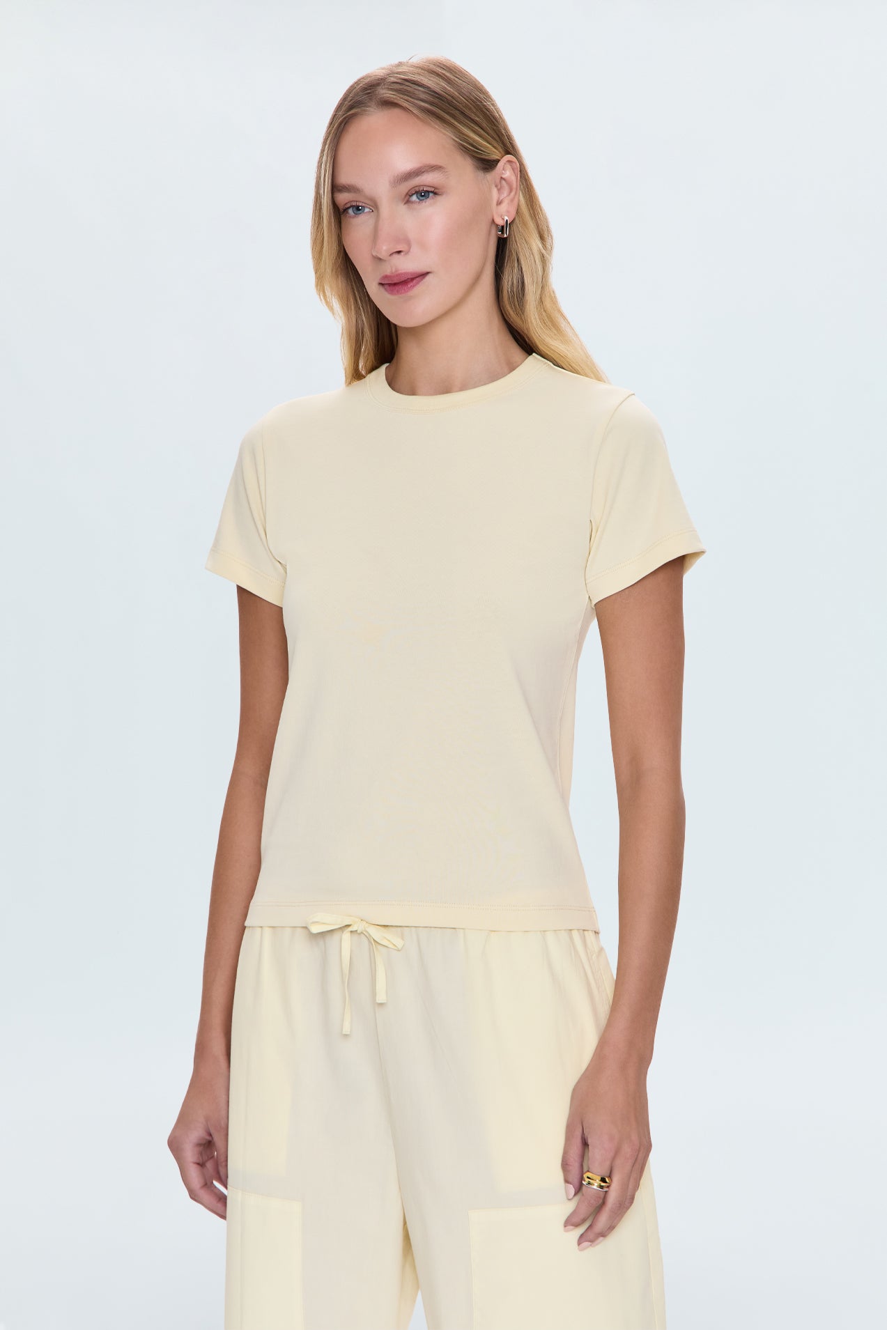 Alba Baby Tee- Lemonade