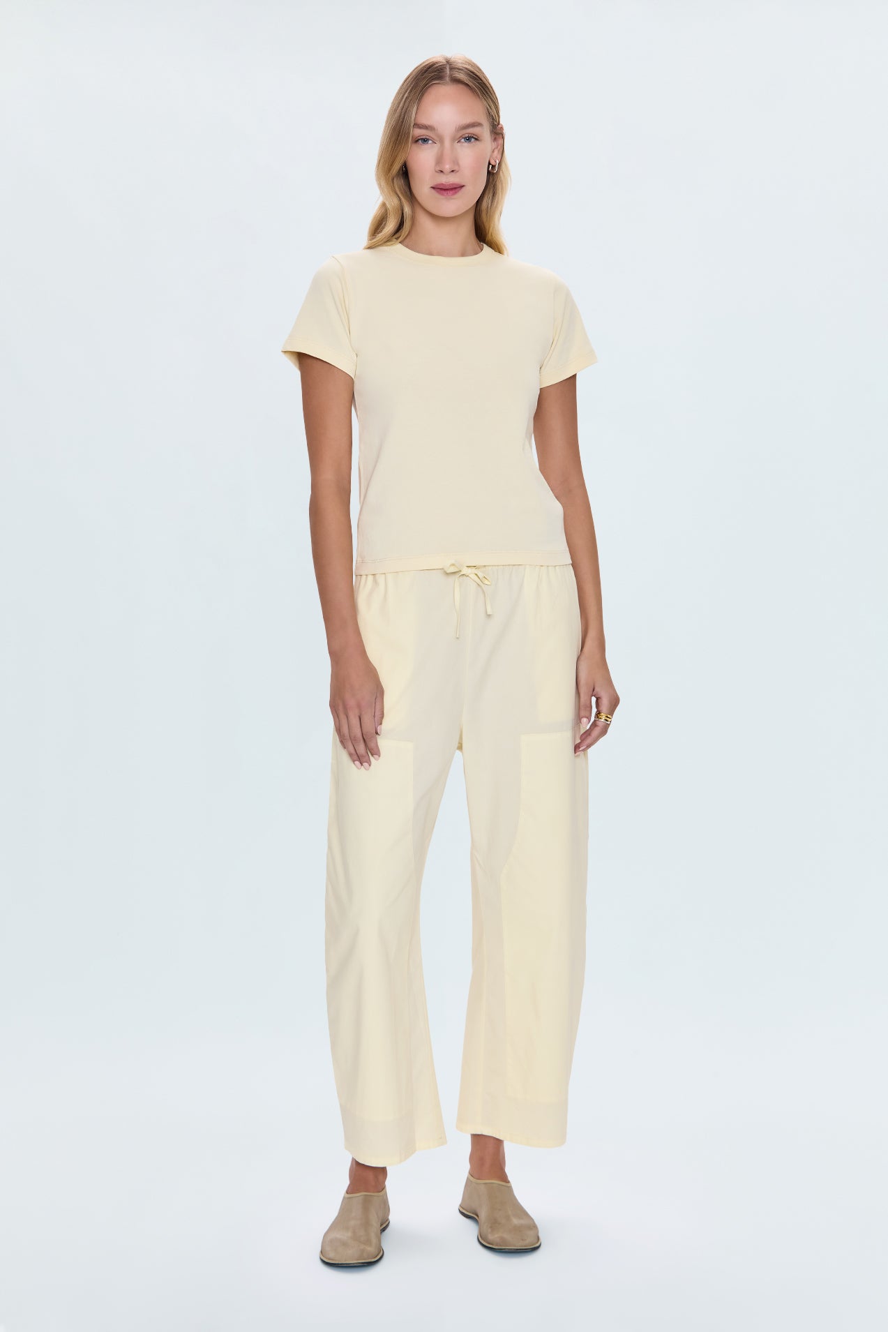 Alba Baby Tee- Lemonade
