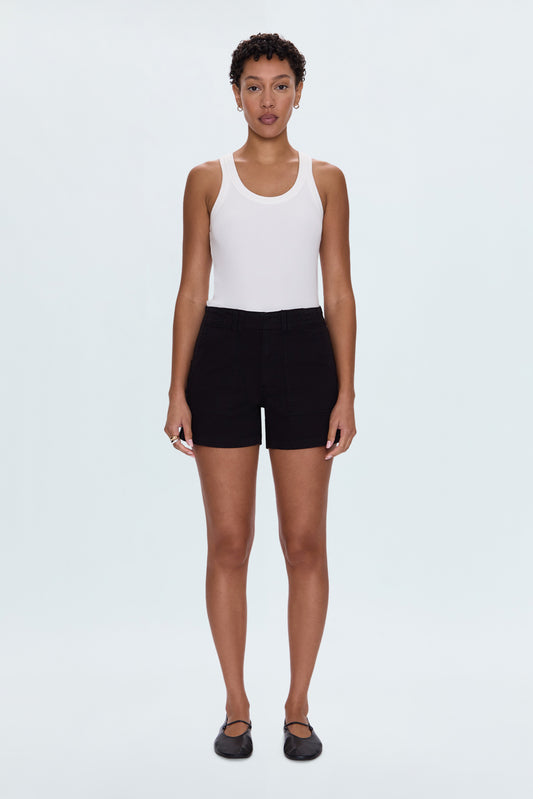 Marissa High Rise Utility Short - Noir