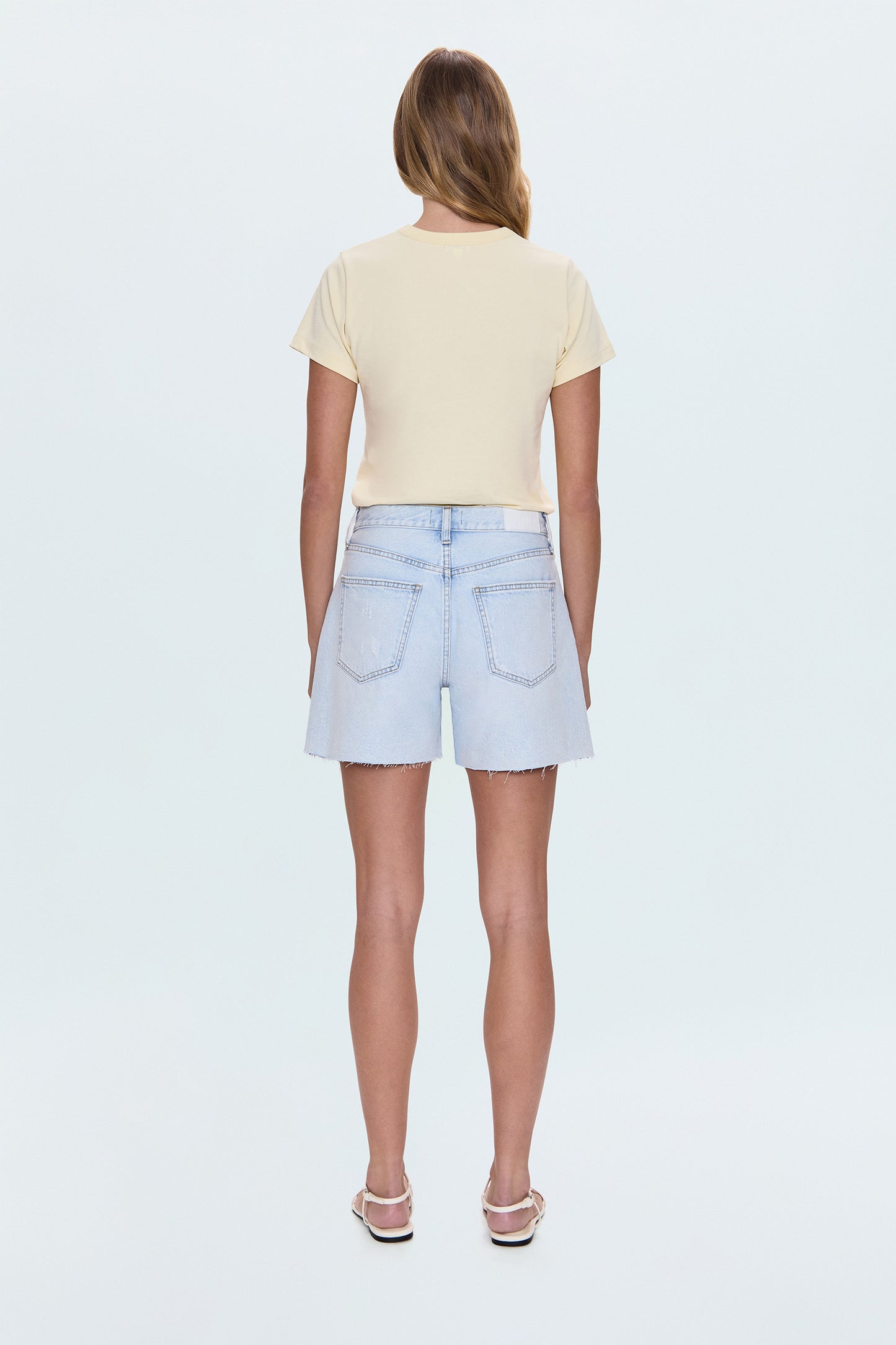 Andie High Rise Vintage Short - Waterfall Vintage