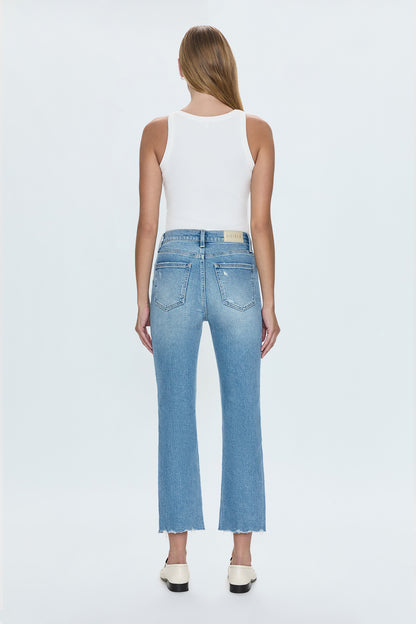 Lennon High Rise Crop Boot Jean- Dynamic Vintage