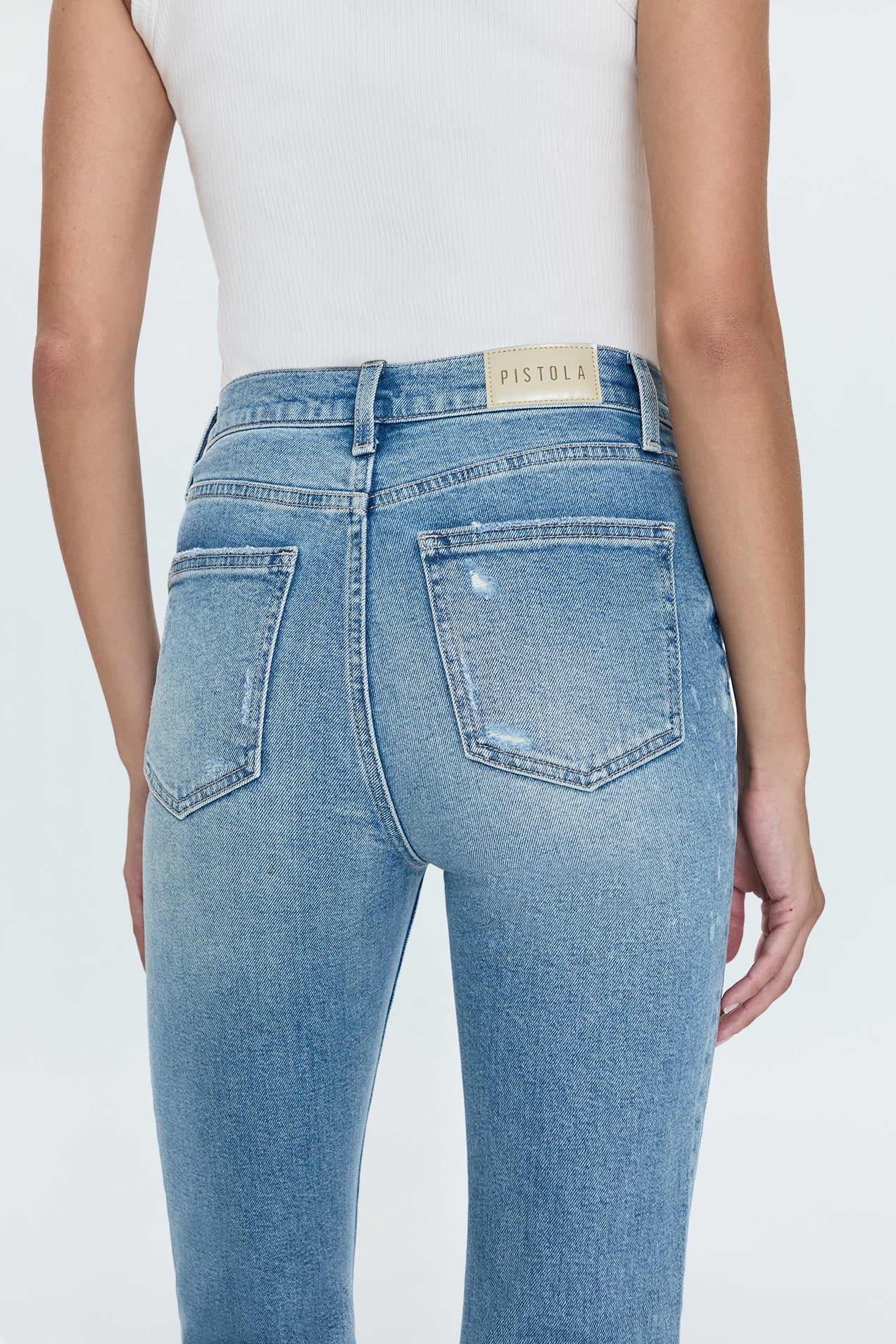 Lennon High Rise Crop Boot Jean- Dynamic Vintage