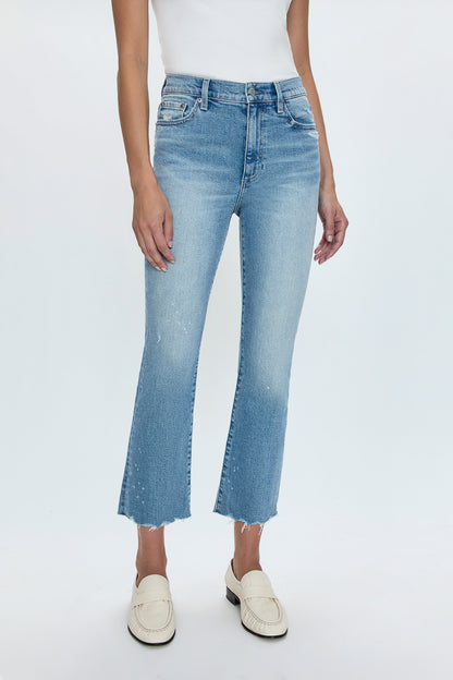 Lennon High Rise Crop Boot Jean- Dynamic Vintage
