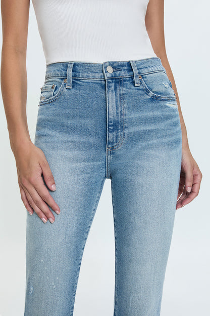 Lennon High Rise Crop Boot Jean- Dynamic Vintage