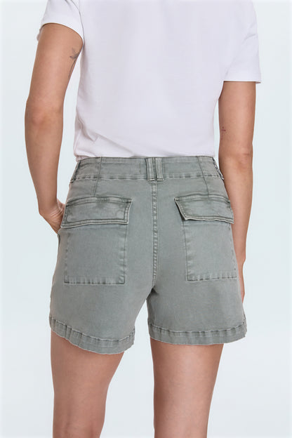 Marissa High Rise Utility Short - Bluff