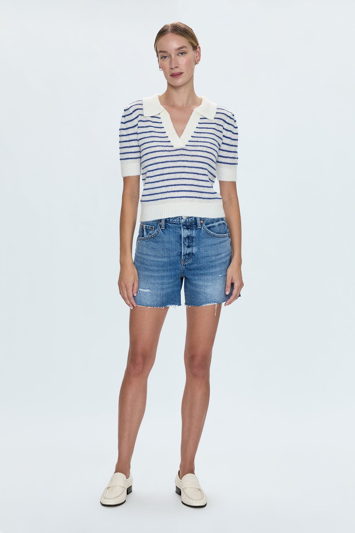 Andie High Rise Vintage Cut Off Short- Thesis Distressed