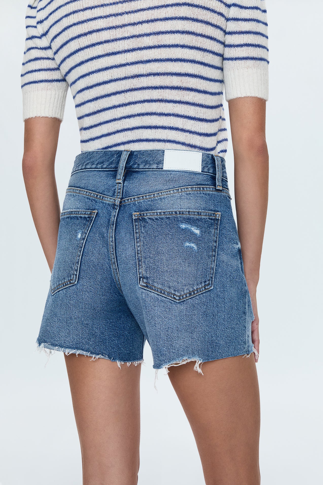 Andie High Rise Vintage Short - Thesis Distressed