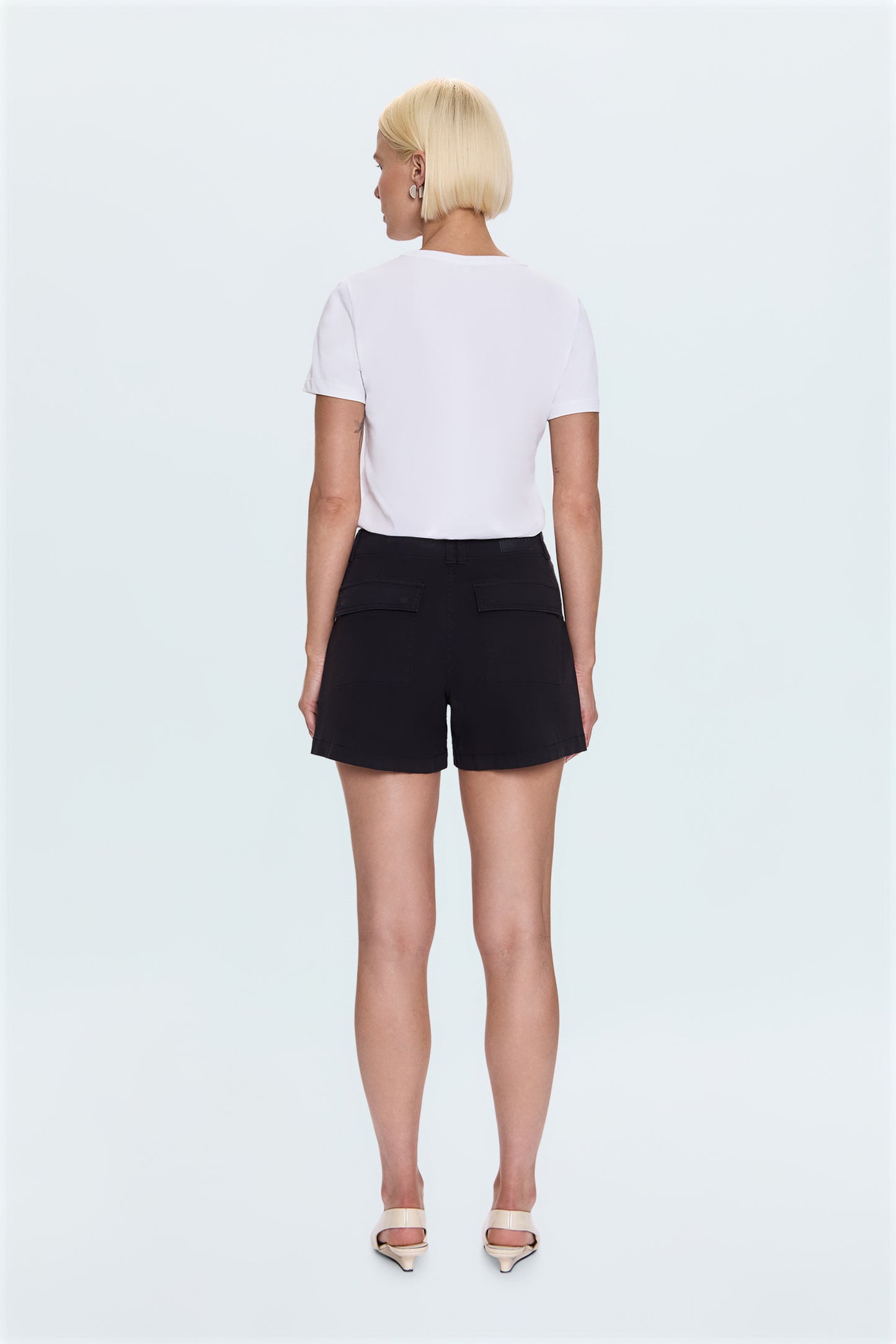Marissa High Rise Utility Short - Noir