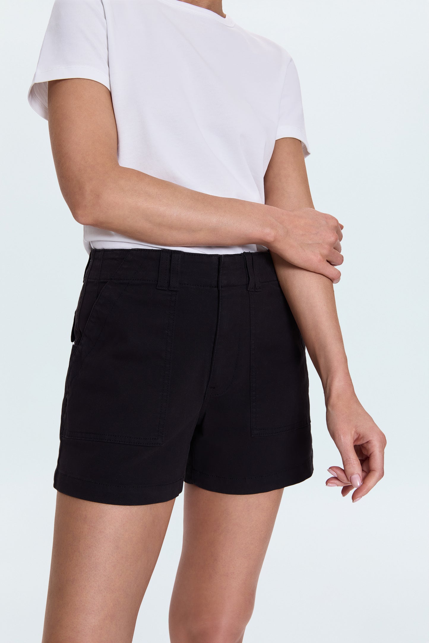 Marissa High Rise Utility Short - Noir