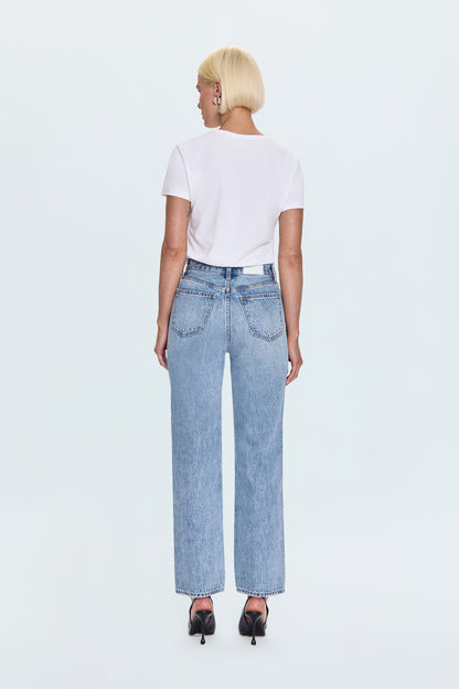 Cassie Super High Rise Straight Jean - Bramble