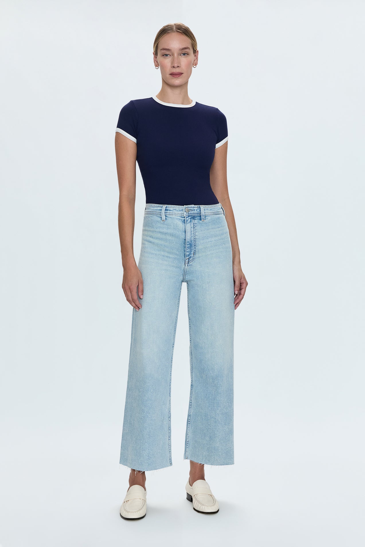 Penny Crop High Rise Wide Leg- Collective