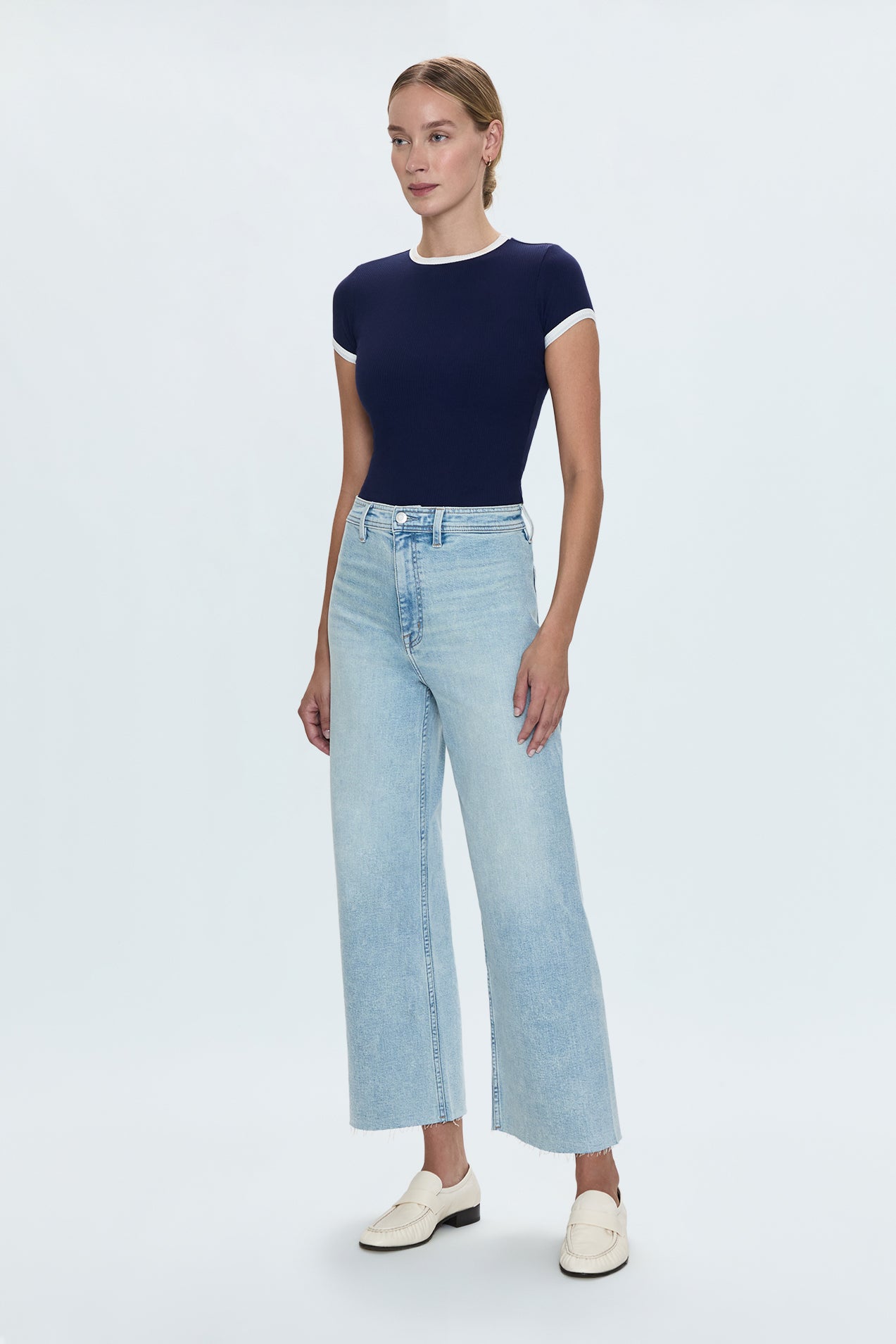 Penny Crop High Rise Wide Leg- Collective