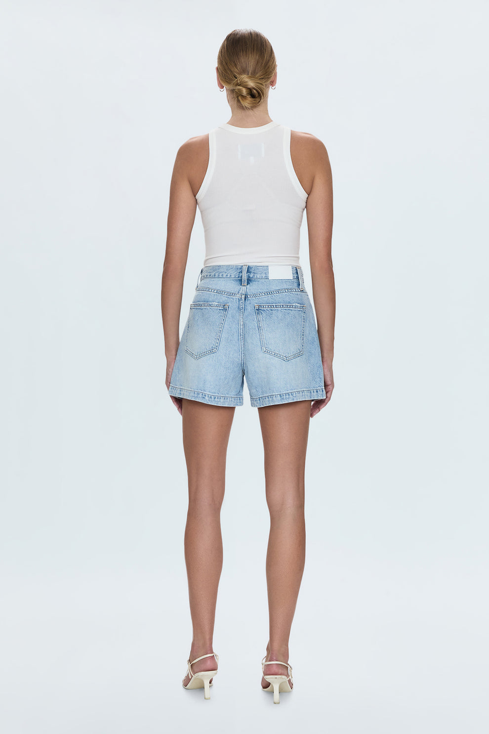 Saige High Rise A-Line Short Blush main image 1