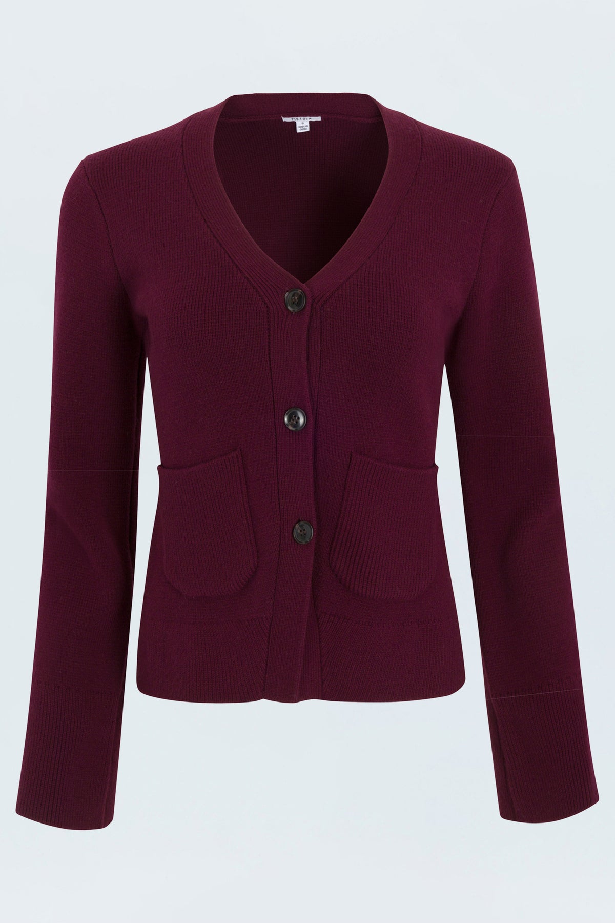 Aeron Cardigan Claret