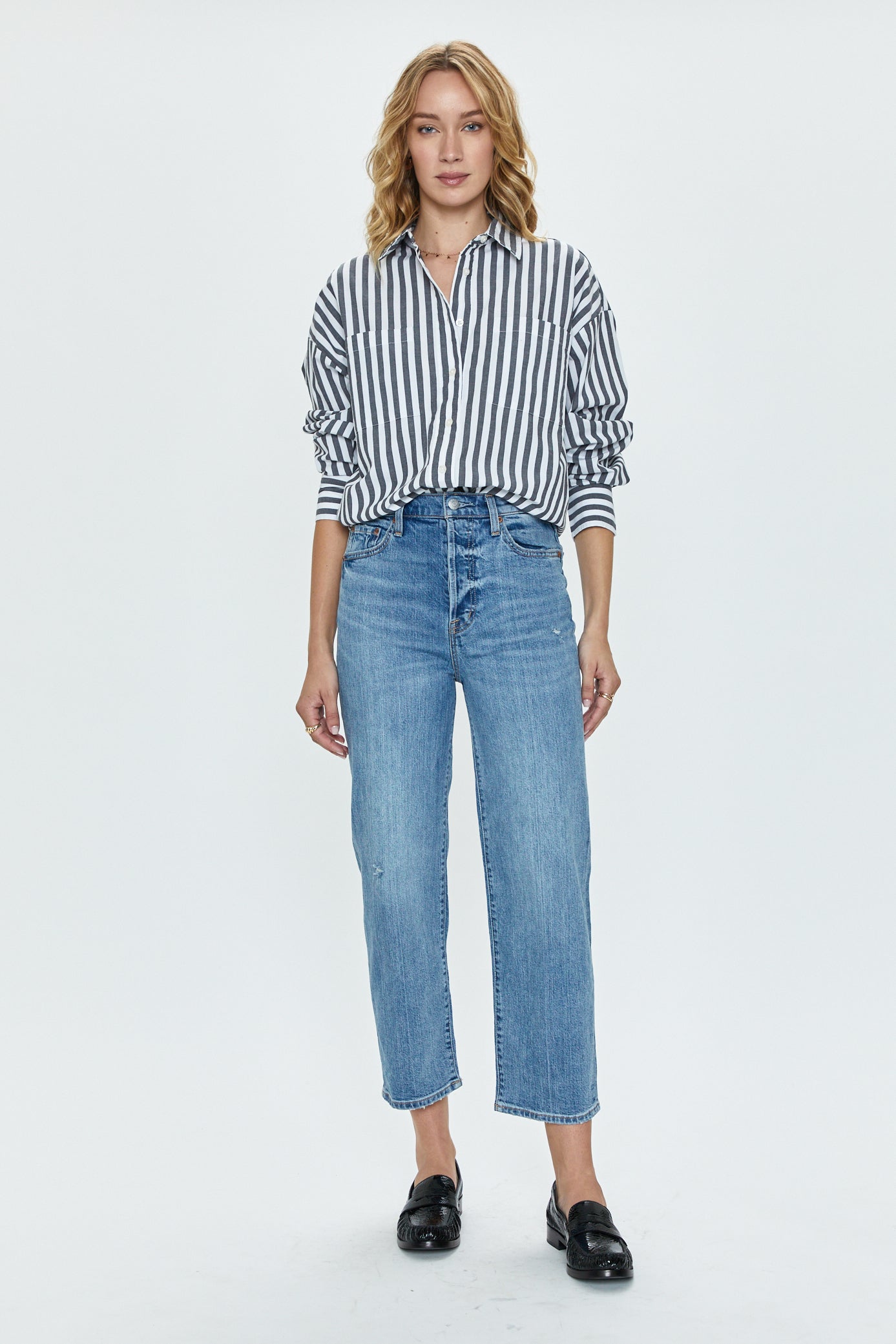 Tripé jeans wear top