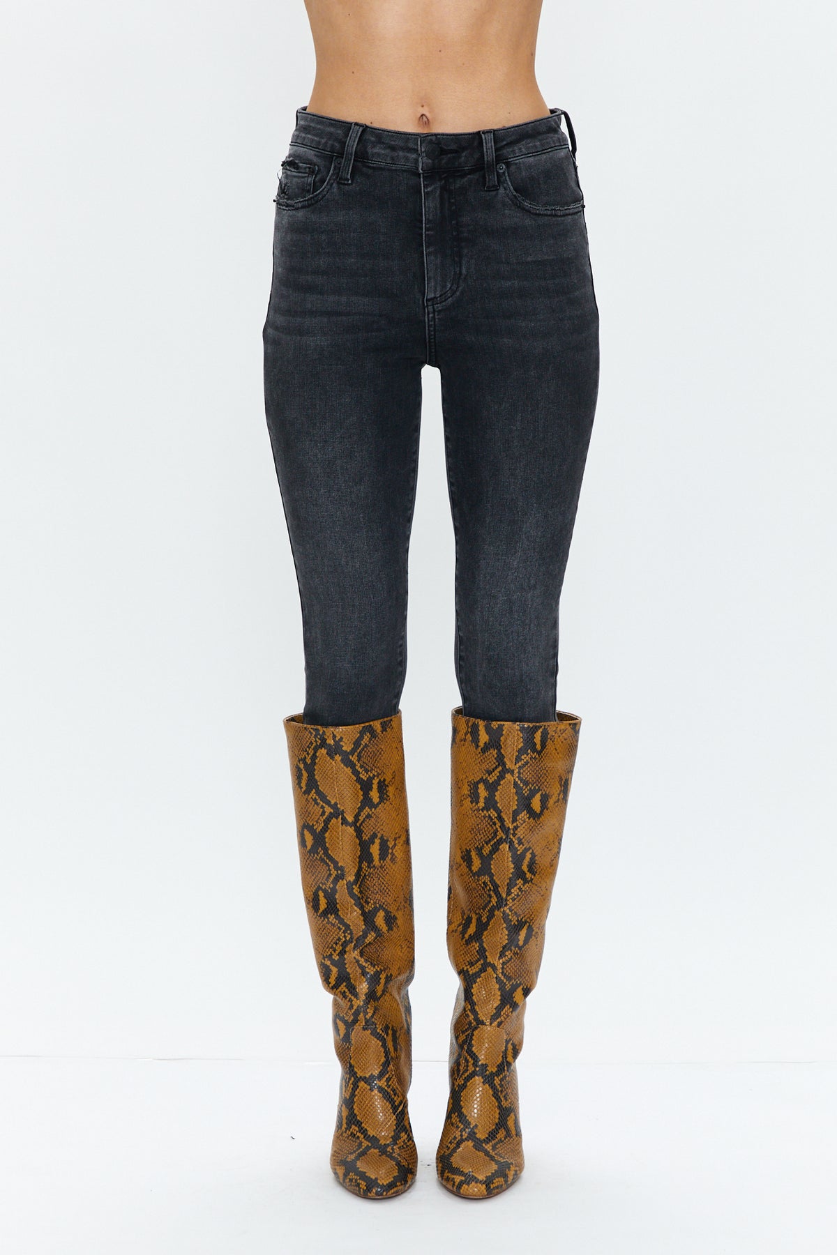 Aline High Rise Skinny - Dark Stone Vintage