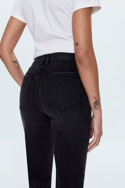 Ally High Rise Ankle Boot Jean - Lodge
