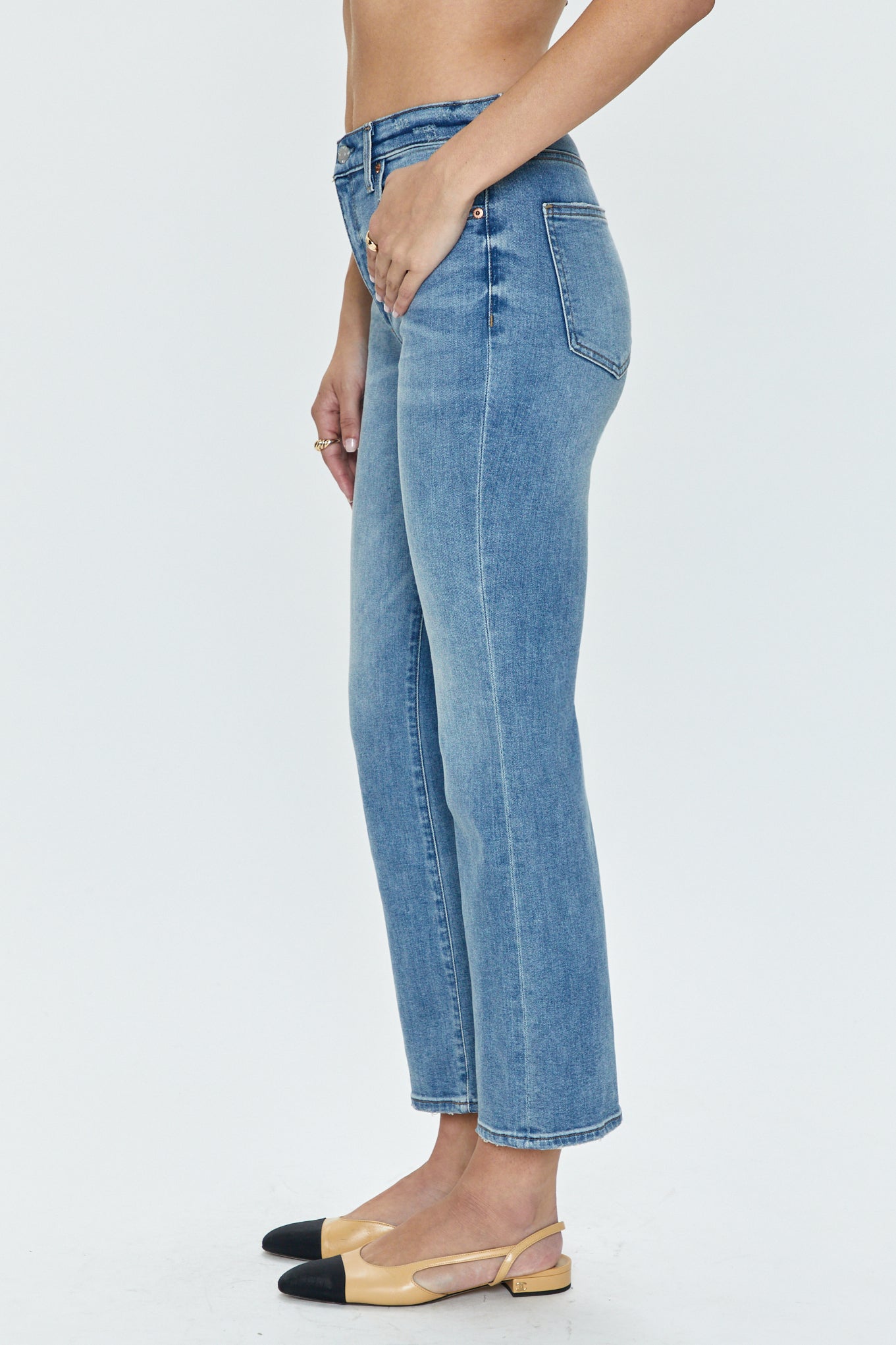 Lennon High Rise Crop Boot - London Vintage