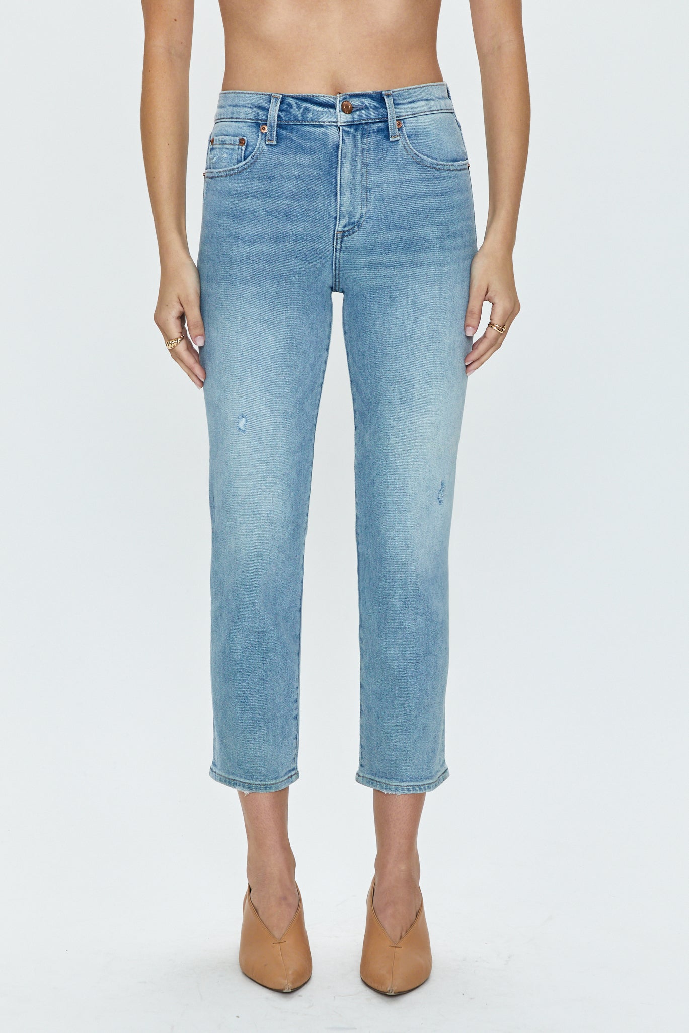 Monroe Crop High Rise Cigarette Crop - Notting Hill Vintage