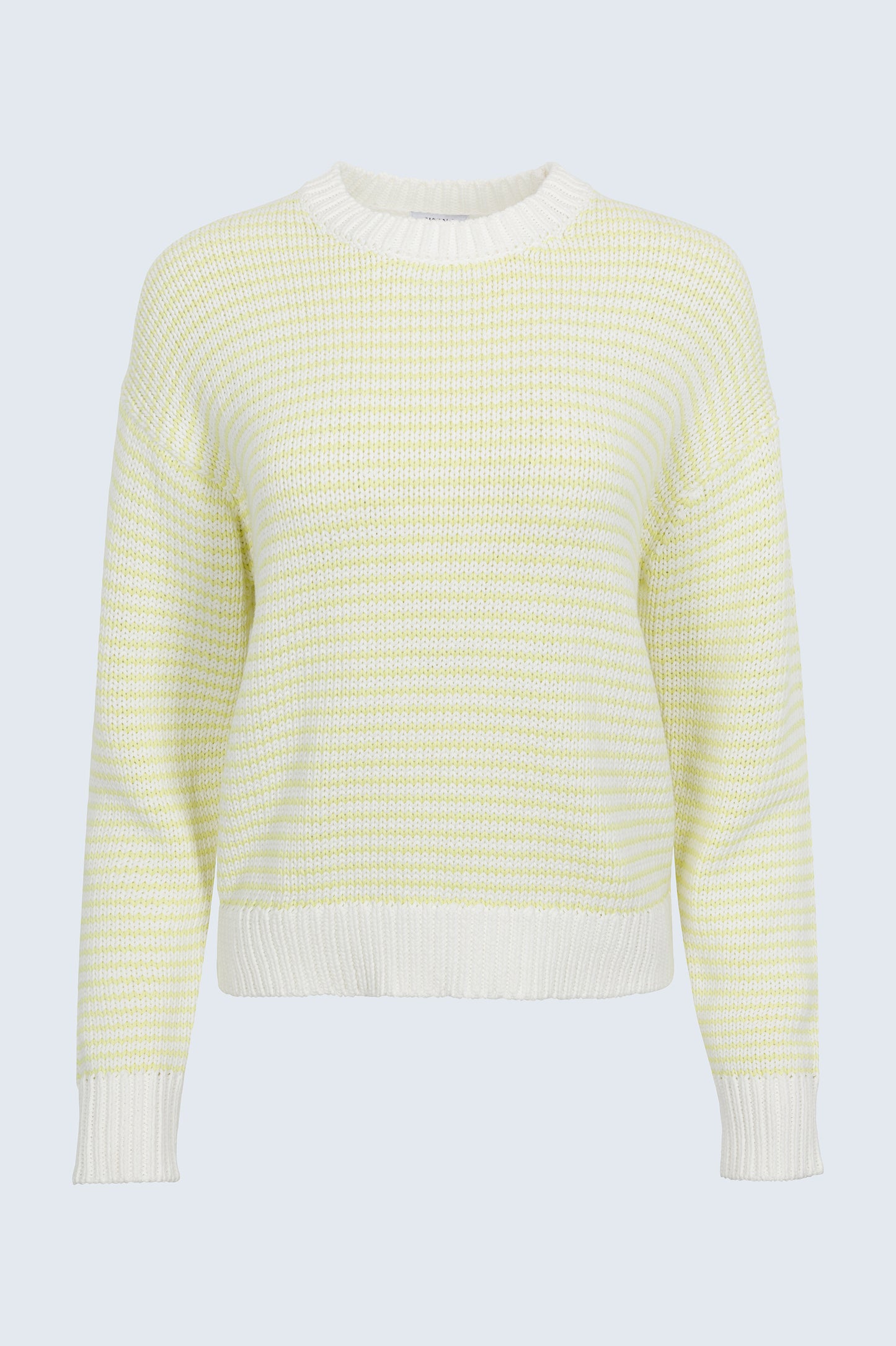 Aura Relaxed Crew Neck Sweater - Limeade