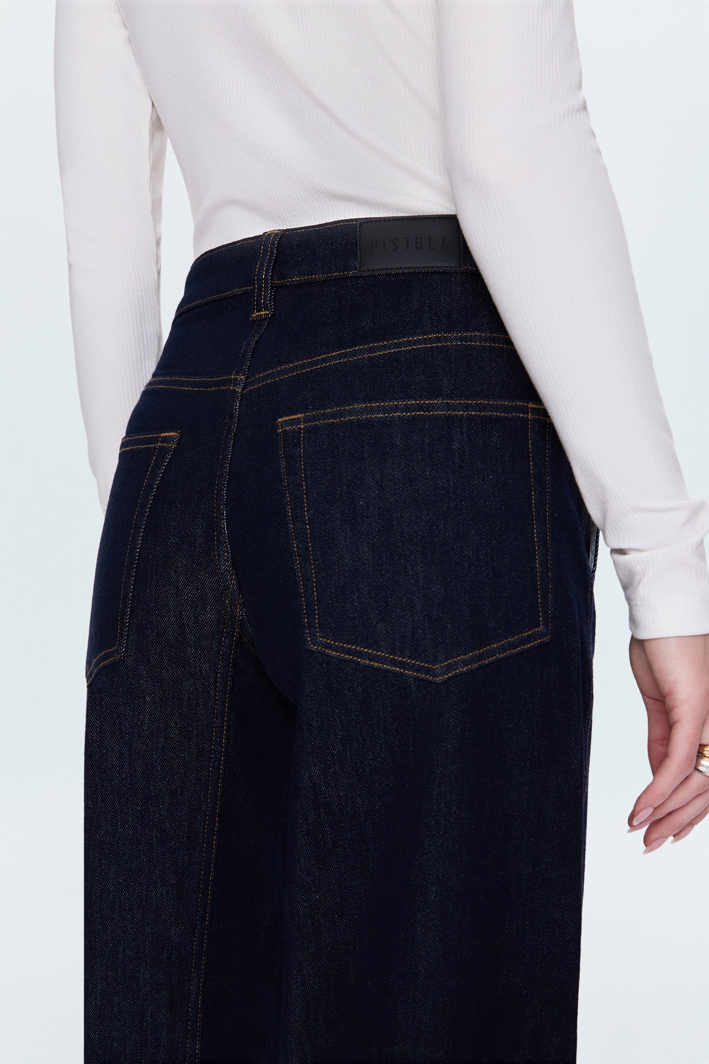 Beau Seamed Crescent Jean - Nightfall