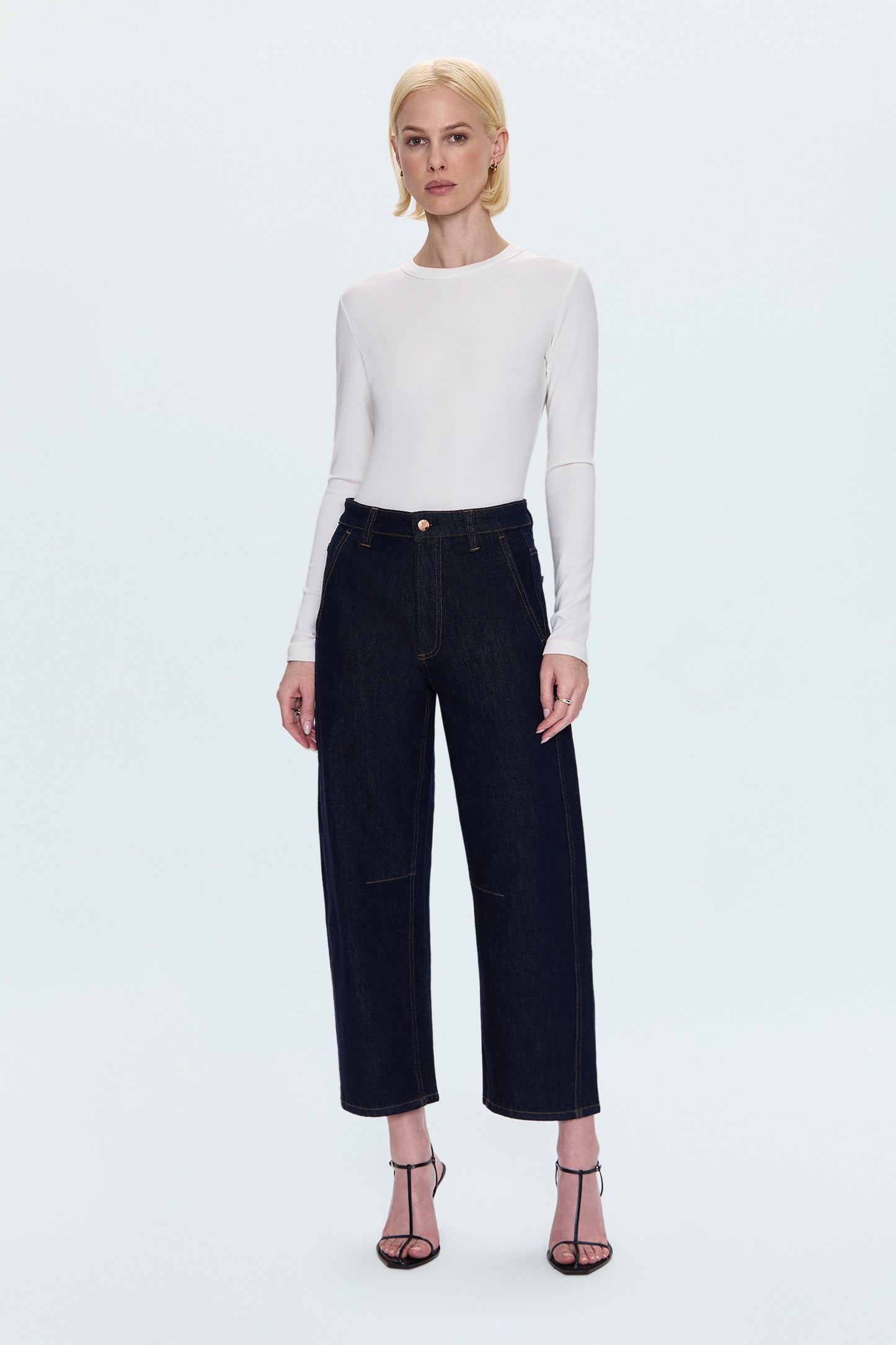 Beau Seamed Crescent Jean - Nightfall
