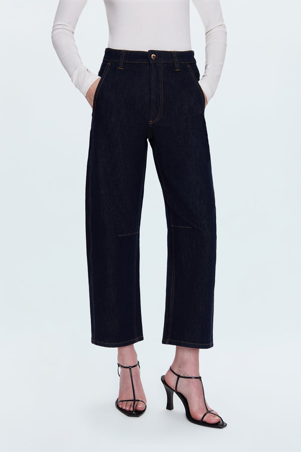 Beau Seamed Crescent Jean - Nightfall