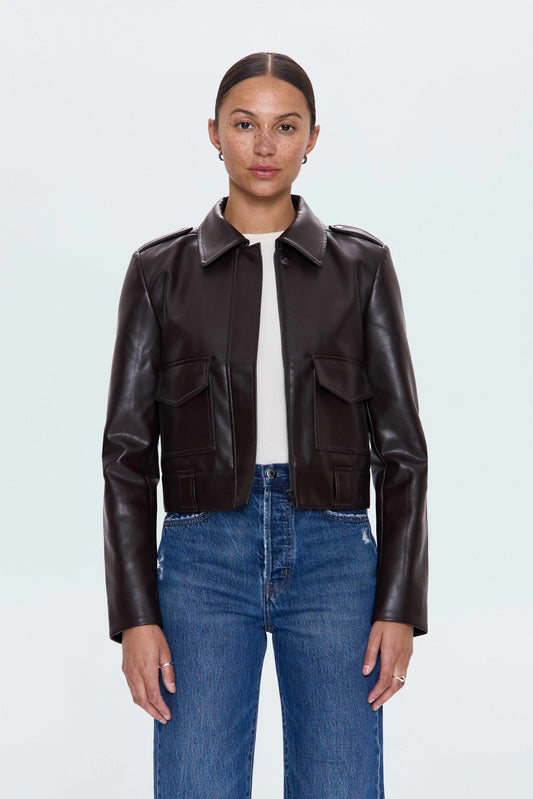 Bex Shrunken Jacket - French Roast