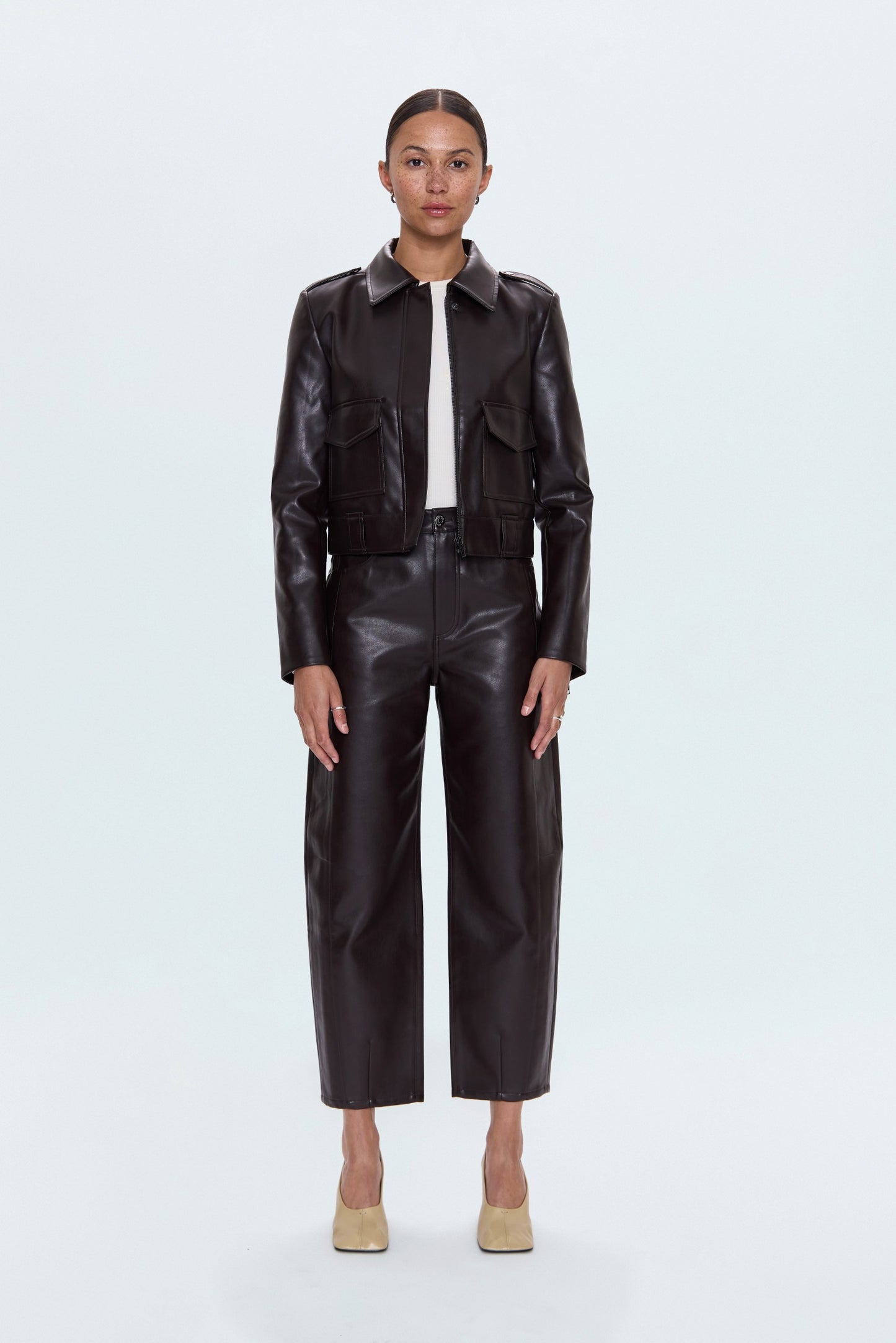 Bex Shrunken Jacket - French Roast