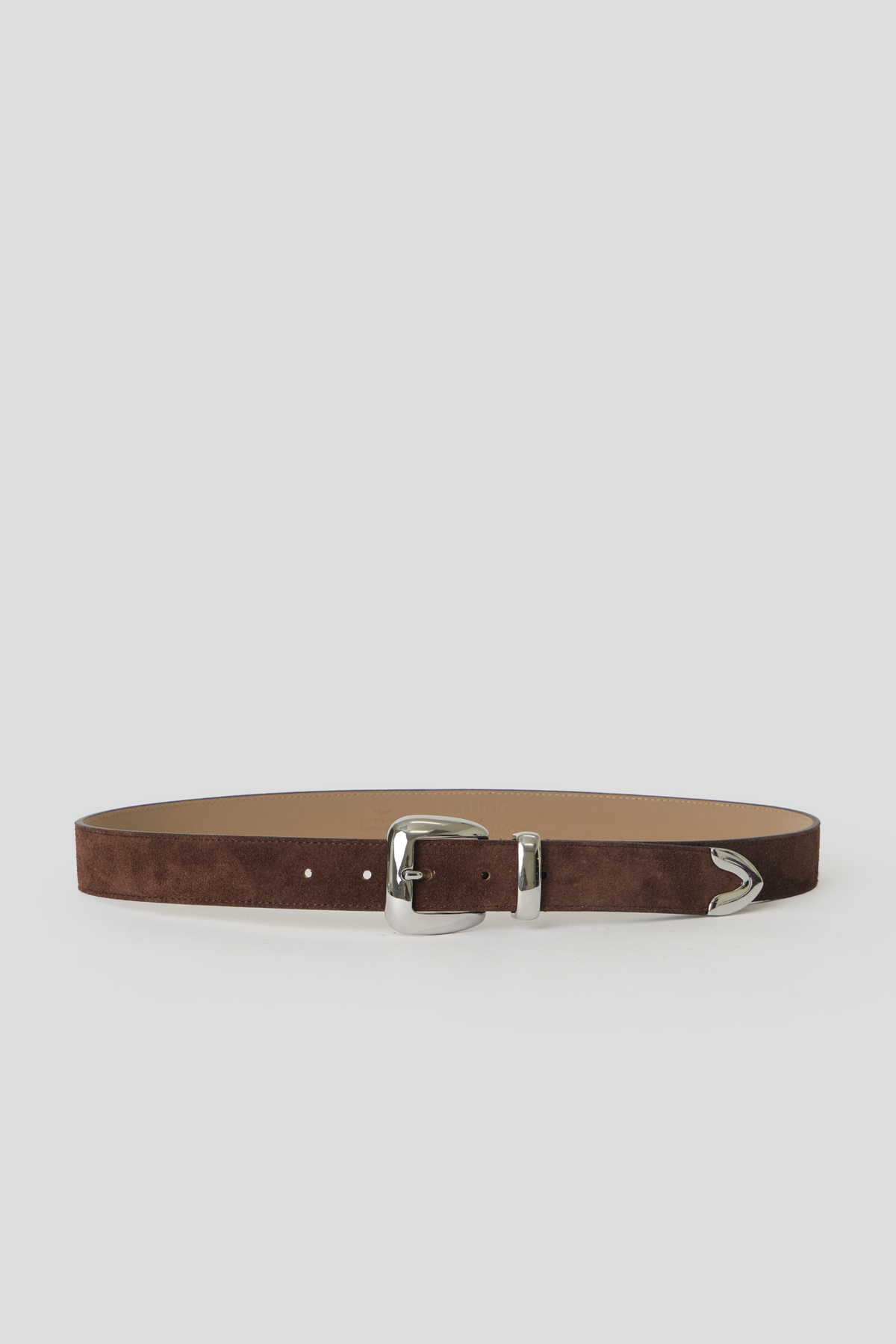 Esti Sude Belt - Chocolate Silver