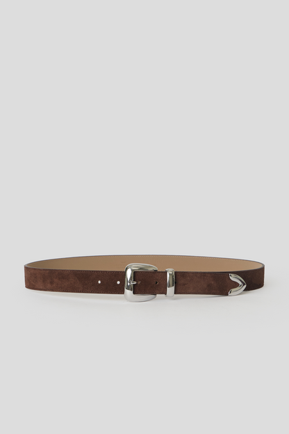 Esti Sude Belt - Chocolate Silver