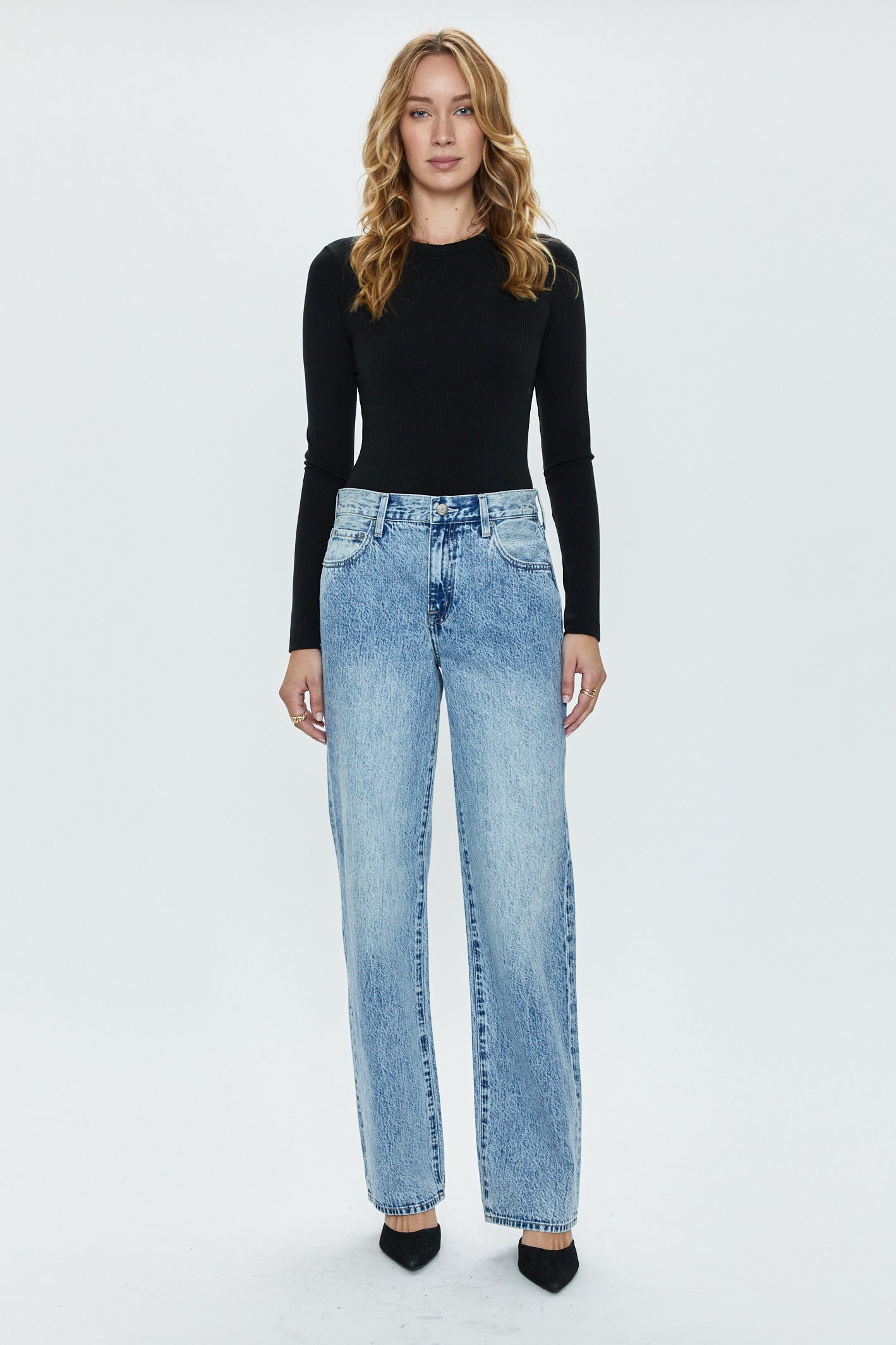 Bobbie Mid Rise Loose Straight - Jagger