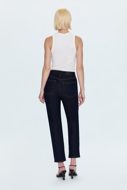 Bri High Rise Slim Straight Jean - Nightfall