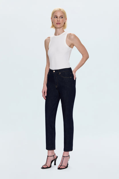 Bri High Rise Slim Straight Jean - Nightfall