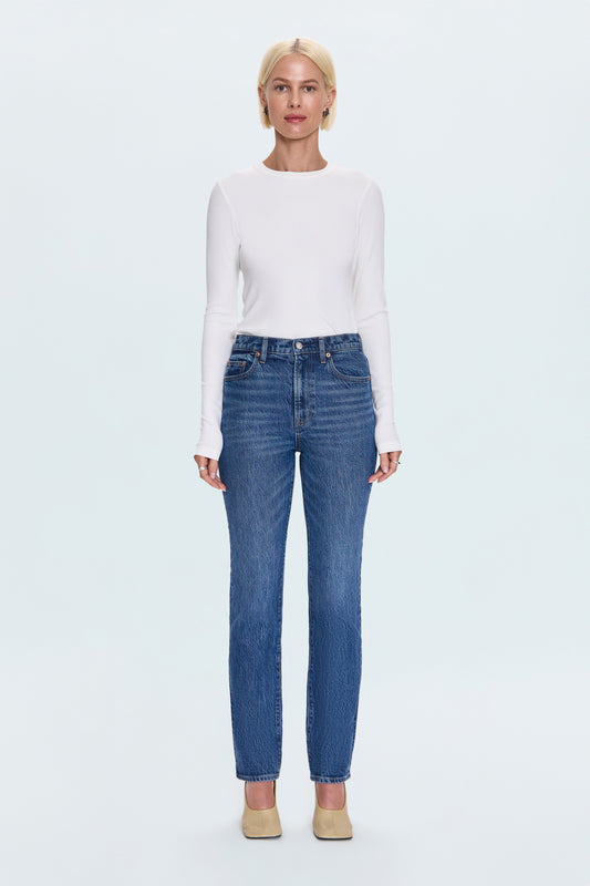 Bri High Rise Slim Straight - Victory