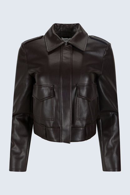 Bex Shrunken Jacket - French Roast