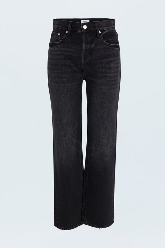 PETITE Cassie Super High Rise Straight Jean - Stormy