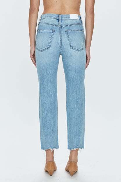 Charlie High Rise Classic Straight Ankle Jean - Northwood
