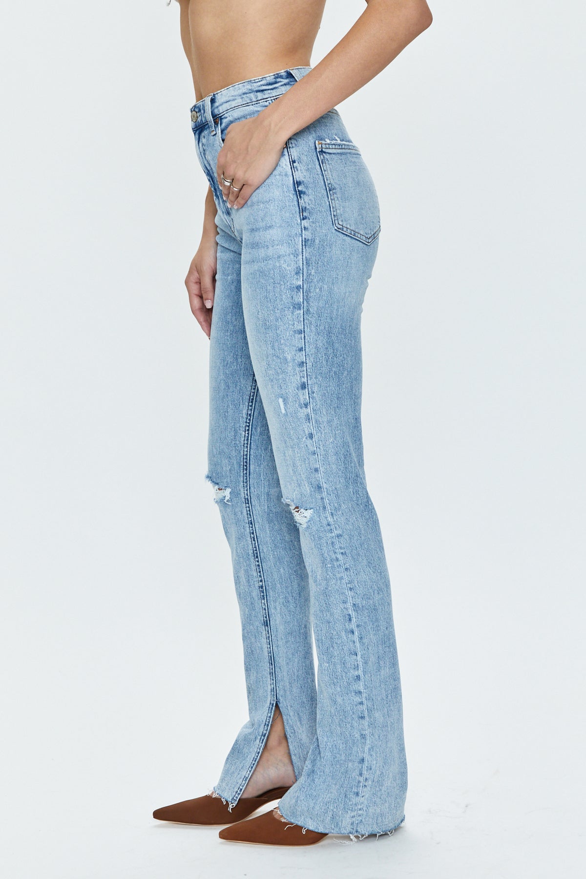 Colleen High Rise Slim Boot - Villa
