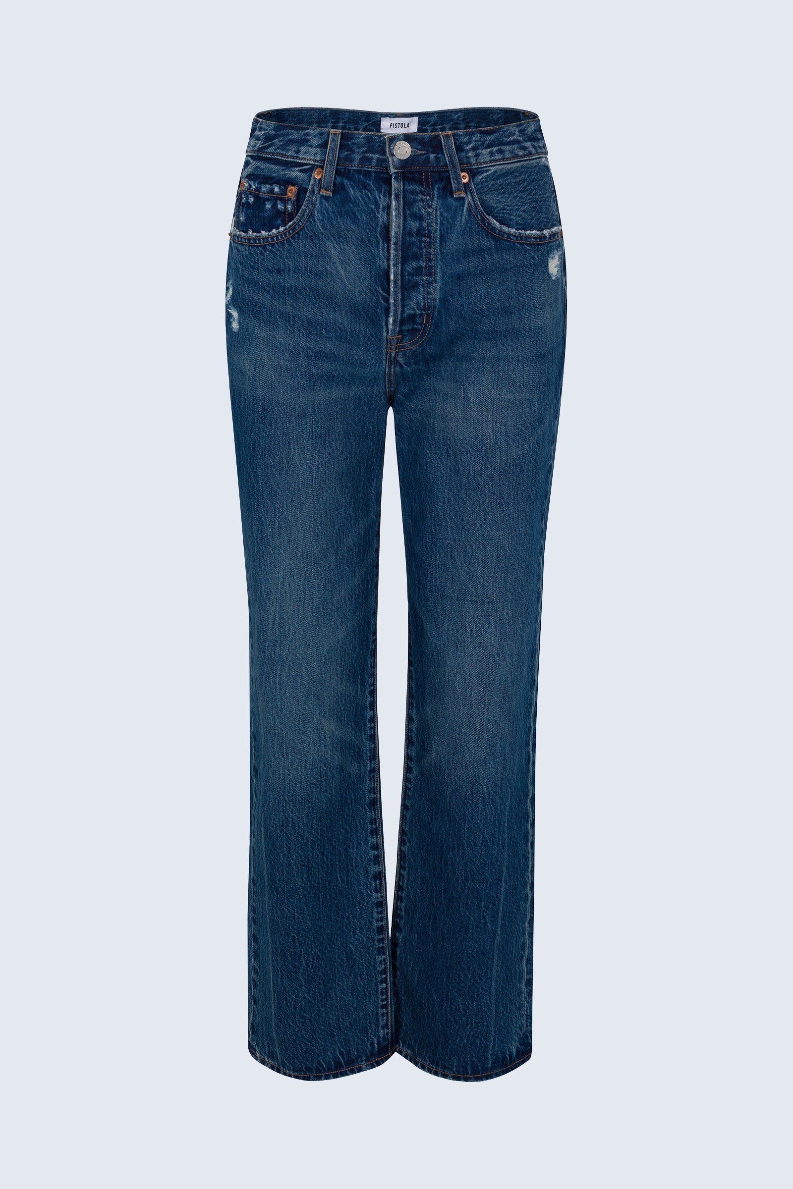 PETITE Cassie Super High Rise Straight Jean Cameo Vintage