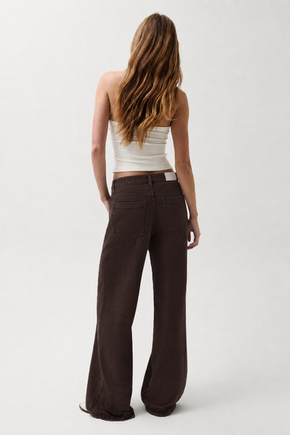 Jadyn Mid Rise Palazzo Jean - Bruna